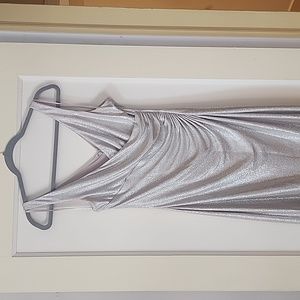 Size 8 Lauren gold evening dress.